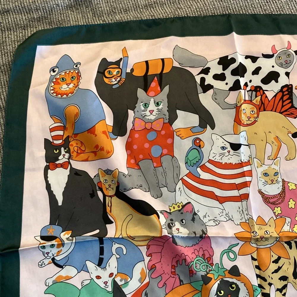 None cat scarf